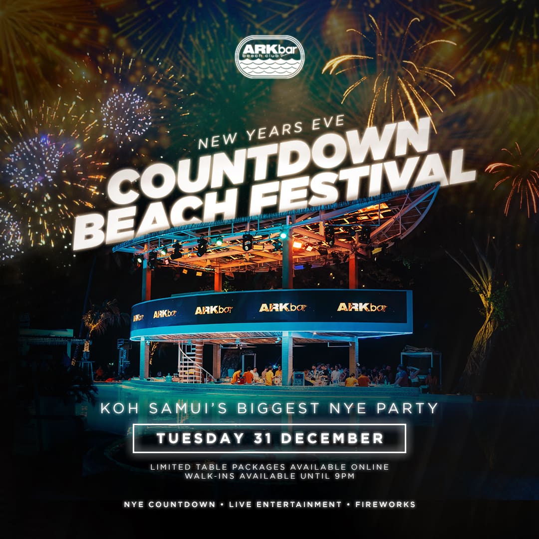 Koh Samui's biggest NYE Party